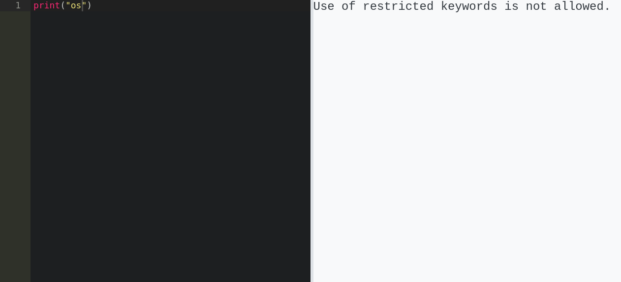 Verifying filter blacklist