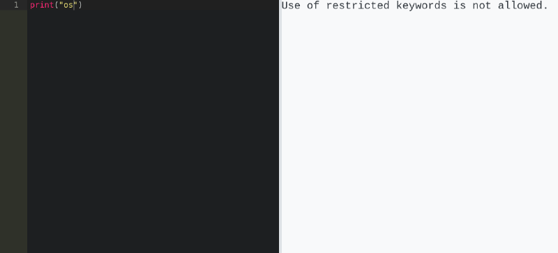 Verifying filter blacklist